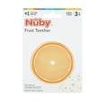 thumbnail image 2 of Nuby 100% Silicone Fruit Teether, Orange, 3M+, 2 of 2
