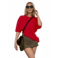 thumbnail image 5 of MOYIKO Oversized T Shirts for Women Short Sleeve Loose Fit Crewneck Tees Summer Tops, 5 of 7