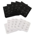 thumbnail image 3 of Pack of 5 Elastic Bra Strap Extension Bra Extenders 3x 3 Hook White, 3 of 8