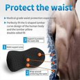 thumbnail image 3 of Lumbar Support Pillow for Office Chair and Car Seat, Memory Foam Lower Back Pillow, Neo Cushion for Low Back Pain Relief, 3 of 5