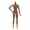 brown, variant on 1/6 Female Body, Doll Body, 22-Joint Articulated Yoga Doll Bodys for Custom DIY, 26cm Nude Figure for Artist Photography