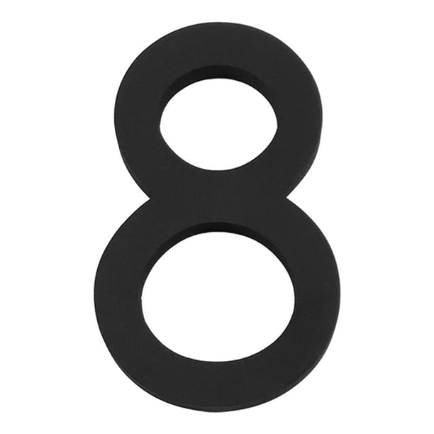Números de casa acrílicos Números de letreros de puerta de casa modernos de 5 8 Zulema Números de casa flotante