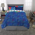 thumbnail image 4 of PJ Masks Kids Multicolored Bedding Super Soft Comforter and Sheet Set with Sham, 7 Piece Full Size, 4 of 6