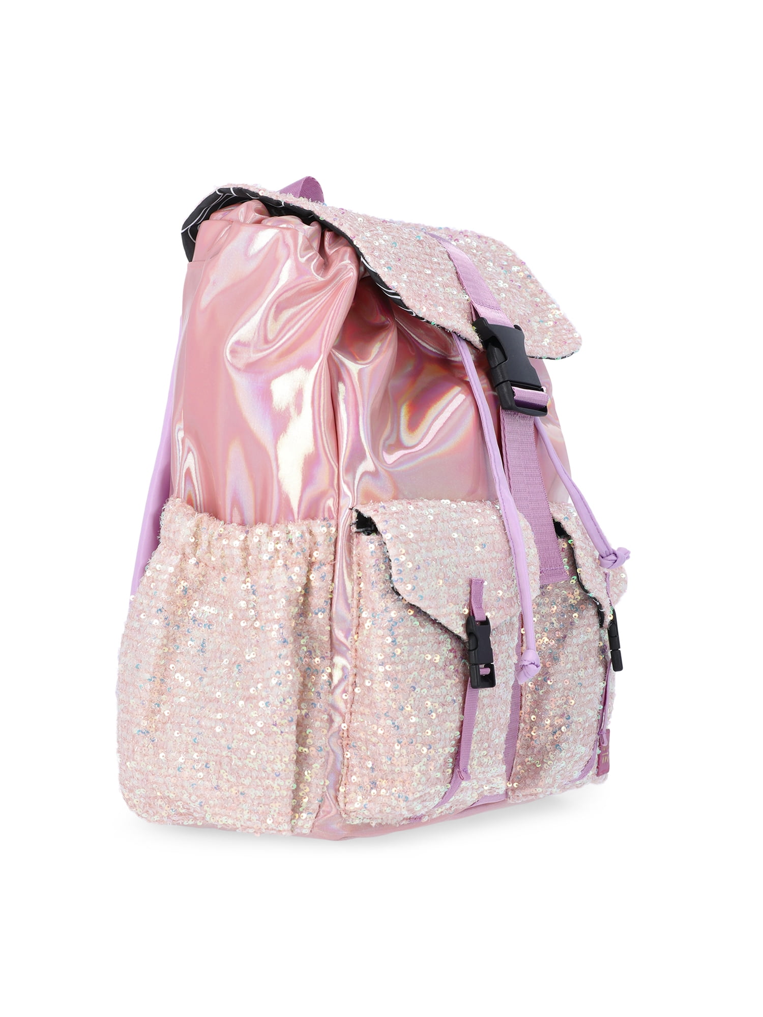 Justice Girls' Sequin Rucksack Backpack