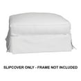 thumbnail image 1 of Sunset Trading Housse en Coton Horizon pour Pouf Rectangulaire Blanc Chaud, 1 of 6