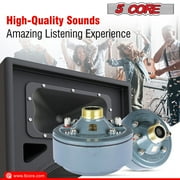 Compression Driver 600W Peak Aluminium Tweeter Diaphragm 16 Ohm Throat Twist Horn Speaker,DU 60W