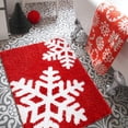 thumbnail image 2 of Xuniizn Christmas Door Mat Xmas Welcome Christmas Mat Non-Slip and Washable Winter Doormat Rubber Back Snowflakes Door Mat Rugs for Indoor Outdoor, Christmas Decorations for Home, 2 of 7