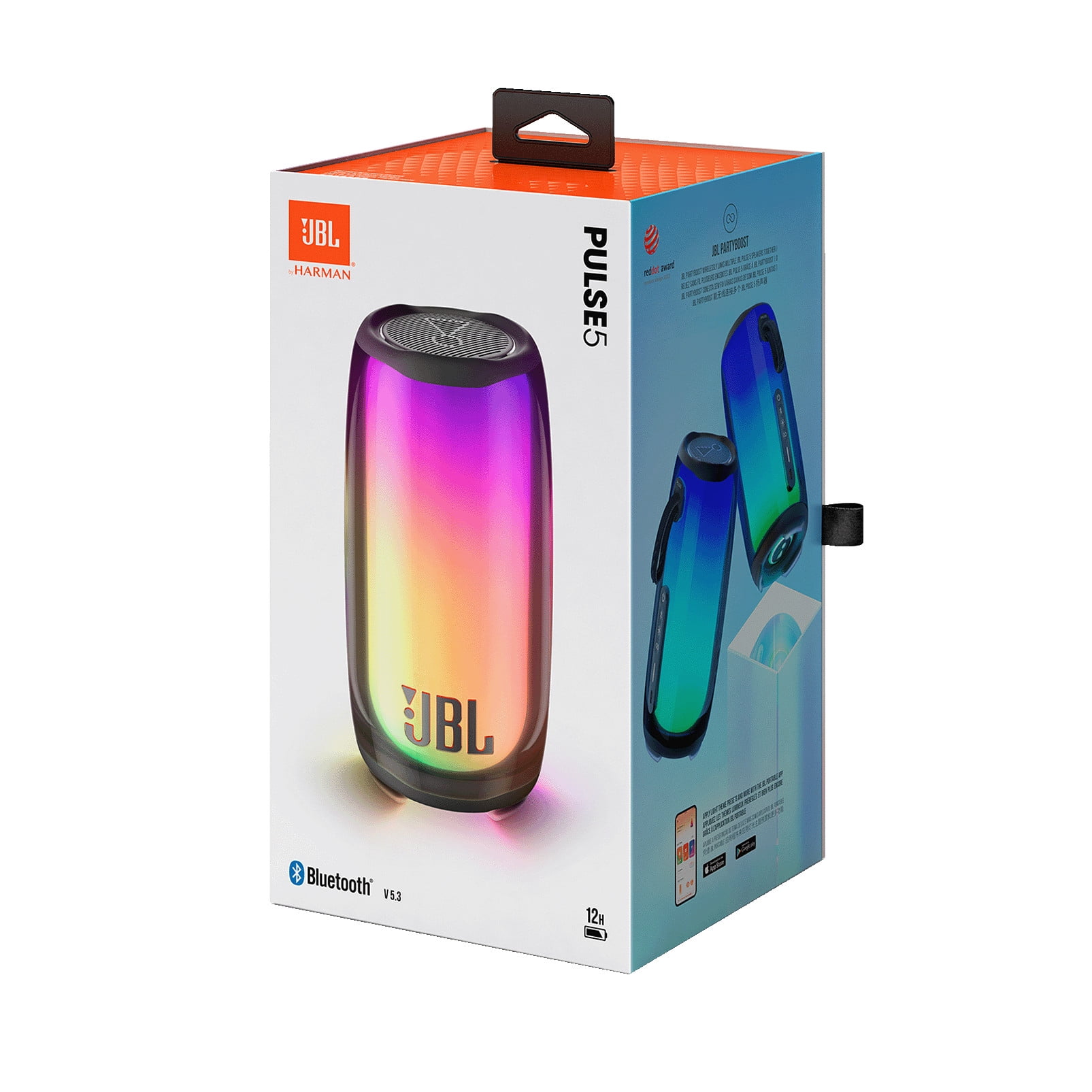 JBL Pulse 5 Portable Bluetooth Speaker, Wireless, 360-Degree JBL Pulse 5 Portable Bluetooth Speaker, Wireless, 360-Degree