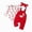 H233-Red, variant on masbird Newborn Baby Girl Clothes Infant Baby Ruffle Romper Pants Fall Winter Outfits 3PCS Gifts Set Toddler Girls' Clothing,Green,9-12 M