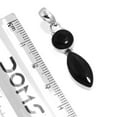 thumbnail image 2 of 925 Silver Pendant For Chain Necklace For Women - Teens Genuine Black Onyx Stone Silver Pendant July Birthstone Fashion Silver Pendant Gift For Mom On Birthday 925 Gemstone Silver Jewelry, 2 of 3