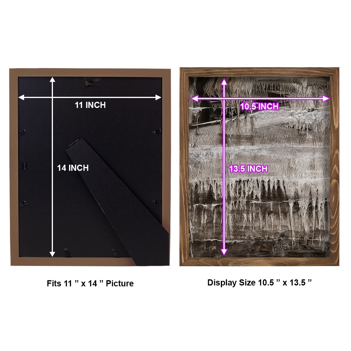Continuum IV -Framed Print w/glass-Walnut