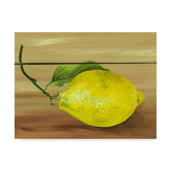 Trademark Fine Art 'Lemon On A Box' Canvas Art by Gigi Begin