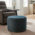 thumbnail image 2 of Ottoman Accent Chair, Azure Navy Blue, Fabric, Living Kitchen Cafe Bistro Hospitality Restaurant, Modern Contemporary HB36585, 2 of 8