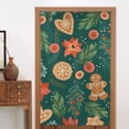 thumbnail image 4 of XMXT Japanese Noren Doorway Room Divider Curtain,Cute Christmas Cookie Graffiti Restaurant Closet Door Entrance Kitchen Curtains, 34 x 56 inches, 4 of 7