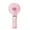 Pink, variant on HuiXinOu Portable Mini USB Rechargeable Handheld Fan Simple Design Quiet Operation Small Fan for Students Outdoor Home Office and Summer Personal Cooling