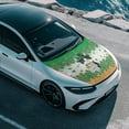 thumbnail image 4 of Uorisanigo Irish Flag Color Green Hat Black Cat Car Hood Cover Universal Car Hood Cover Protector Film Automotive Accessories Car Bonnet Banner for Most Sedans Outdoor Decoration, 4 of 7