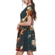 thumbnail image 2 of Easygdp Chef Chicken With Beer Bottles para Vestido Transpirable de Mujer, Vestido Suelto de Manga Corta con Pliegues y Bolsillos para el Verano, 2 of 6