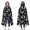 Butterfly and Moon Gothic Pattern, variant on Moth and Skeleton Gothic Pattern Hooded Flannel Blanket, Camping Wearable Blanket with Hood & Wrap Design, Soft Flannel Fabric Gifts for Home Camping Travel Movie,50"x60"