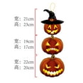 thumbnail image 2 of pstuiky Colgante de calabaza de Halloween para centro comercial hotel escaparate de karaoke decoración de pared de fondo colgante de papel, 2 of 4