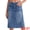 Blue, variant on DARING DIVA Women's Durable Denim Skirt A-Line Midi Jean Skirts Small Vintage Blue