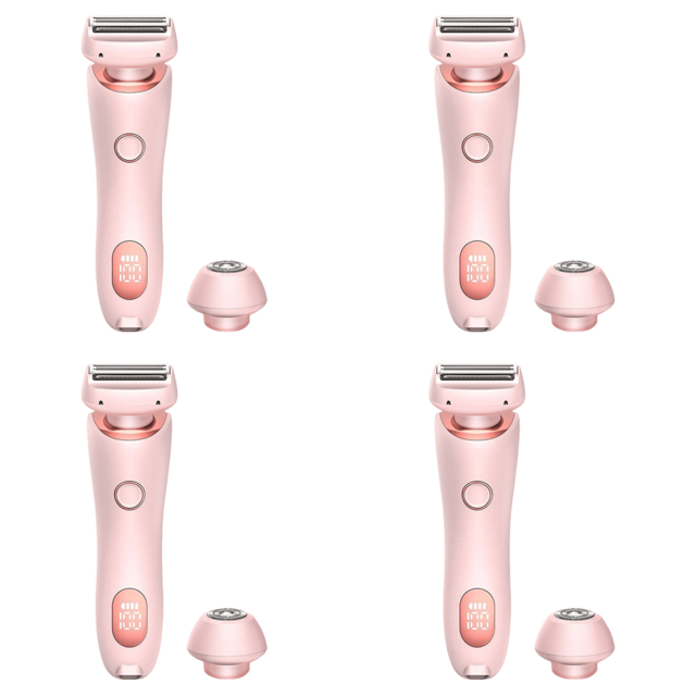 Depiladora Eléctrica Afeitadora para Mujeres Afeitadora Partes Privadas Afeitadora Herramienta para Recortar El Vello Púbico (rosa)