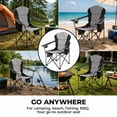 thumbnail image 7 of Alvantor Oversized Folding Camping Chair, Heavy Duty Outdoor Chair with Cup Holder Storage and Cooler Bag, 500 LBS, 7 of 7