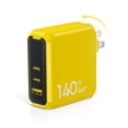 thumbnail image 1 of Cargador AOHI Magcube de 140 W USB C PD3.1, 3 puertos, GaN+, portátil, 1 of 9