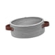 thumbnail image 3 of Cesta de almacenamiento con asas para estantes, cesta para artículos diversos de escritorio, cestas de cuerda de algodón para armario, entrada, mesa Gris, 3 of 8