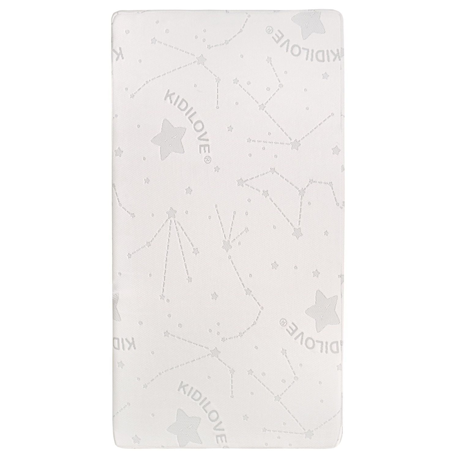 Confort 5 " Lit bébé et Lit Enfant En Bas Âge matelas avec couverture en coton en blanc