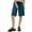 Denim blue, variant on OHHSHEEN Women's Comfy Bermuda Shorts - Elastic Drawstring Waist, Utility Pockets, Summer Casual