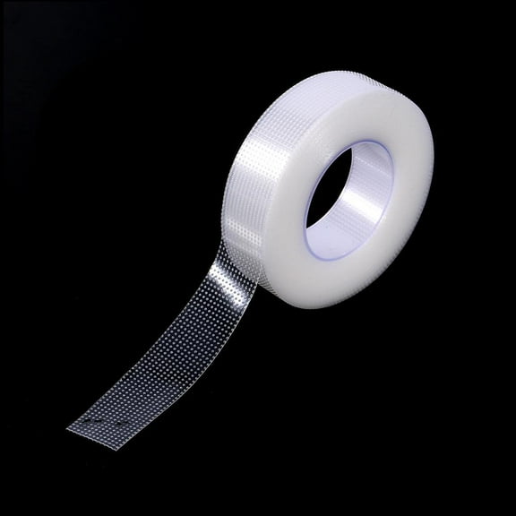 Lash Tape for Eyelash Extensions- Lash Extension Tape for Sensitive Skin - PE Microporous Breathable Fabric Tape - 1 Roll - 1/2'' x 5 Yards/roll - Transparent