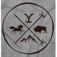 thumbnail image 2 of Yellowstone Y Horse Buffalo Mountain Romper Boys or Girls Infant Baby Brisco Brands NB, 2 of 6