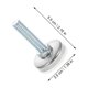 thumbnail image 2 of Houderco 10Jgo Patas Niveladoras Ajustables Para Muebles Con Tornillo Resistente En Acabado Plateado, 2 of 6