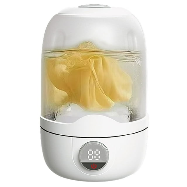 Portable Travel Washing Machine Mini Laundry Cup With 2000mAh Rechargeable Battery For Delicate Clothing Home Use Convenient Appliance