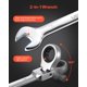 thumbnail image 4 of Juego de llaves VEVOR de 30 piezas con cabeza flexible y carraca, acero Cr-V, 4 of 9