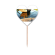 thumbnail image 1 of Bote de remos Etiqueta del corazón de la bandera del palillo de dientes, 1 of 3