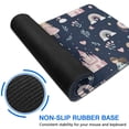 thumbnail image 6 of Long Mouse Pads for Desk,Navy Princess Castle Pattern Desk Mats on Top Of Desks, Desk Mouse Pad Extra Large with 3mm Non-Slip Base and Stitched Edge for Gaming,Office,Work,Home 31.5"x11.8", 6 of 6