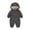 Black, variant on Baby Winter Snowsuit Jumpsuit Warm Hooded Coat for Boys and Girls Thick Soft Jacket Outerwear