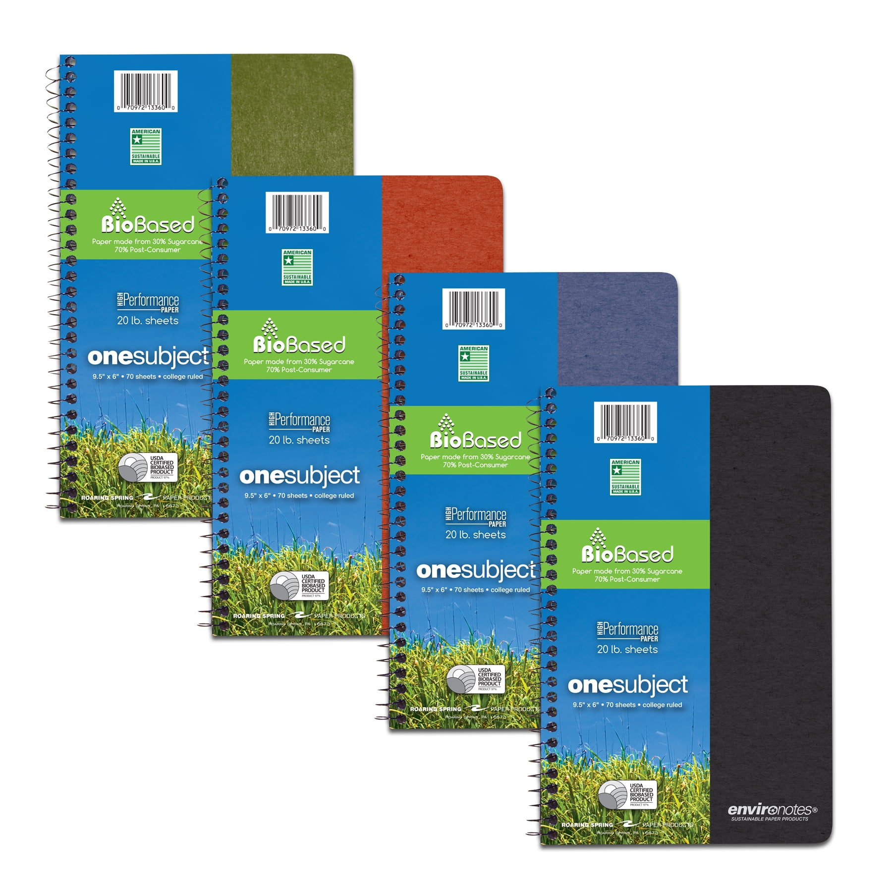 Heavy Blue Cover 11x8.5 Case of 500 Exam Books Stapled Wide Ruled W/Margin 8 sheets/16 pages of 15# Smooth White Paper 