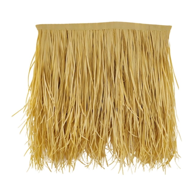 Almencla Artificial Thatch Roofing Accessory Sturdy Decorative Realistic Versatile Easy Style C