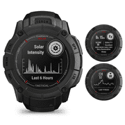 Garmin Instinct 2X Solar - Tactical Edition, Rugged GPS Smartwatch, Built-In Flashlight, Ballistics Calculator, Solar Charging Capability, Black