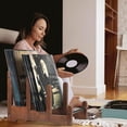 thumbnail image 3 of Soporte para discos de vinilo QILICHZ, 3 niveles, madera, 3 of 7