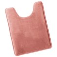 thumbnail image 3 of 1 Contour Clara Clark Bath Mat Bathroom Rug - Absorbent Memory Foam Bath Rugs - Non-Slip, Thick, Cozy Velvet Feel Microfiber Bathrug, Plush Shower, Toilet- Floor Bathmats Carpet - White - 24"x19", 3 of 6