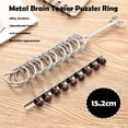 thumbnail image 5 of 3D Metal Puzzle Solving,Metal Brain Teaser Puzzles for Adults, Reverse Thinking Physics Mind Games,Brain Teaser IQ Test Disentanglement Iron Link Unlock Interlock Game, 5 of 9