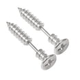 thumbnail image 3 of Pendiente de acero inoxidable Yuyangstore 3D Cruz Tornillo Piercing Plug, 3 of 8