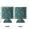thumbnail image 2 of WIRESTER Neoprene Beer & Soda Sleeve Cover, Set of 6 Paradise Pineapples, 2 of 3