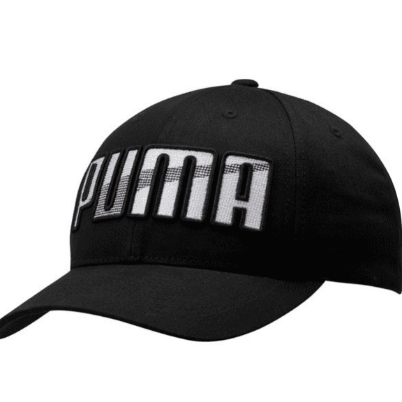 PUMA Ringer Logo Adjustable Snapback Hat Black, OS