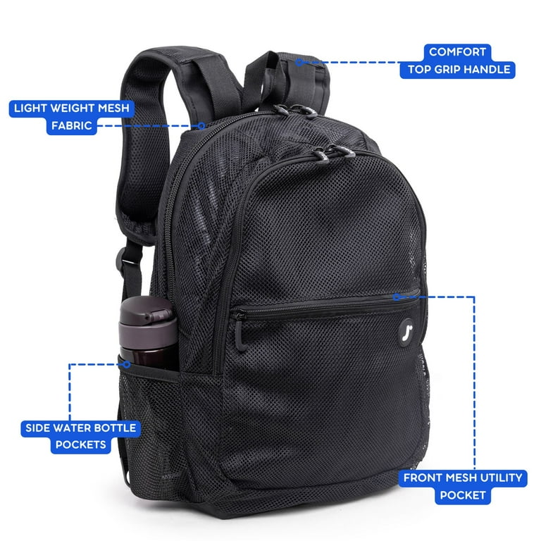 J world outlet mesh backpack