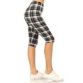 thumbnail image 2 of Women's Casual Workout Comfy Stretch Elastic Waist Burmuda Leggings Short Pant, 2 of 5