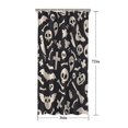 thumbnail image 5 of Dark Halloween Ghosts Skulls and Bats Shower Curtain 36"x72" ,Bathroom Decorative Shower Curtains Set with 12 Hooks,Modern Waterproof Washable Shower Curtain, 5 of 6